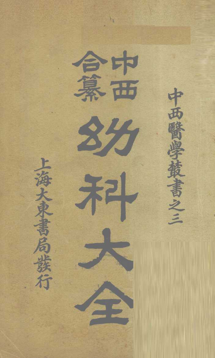 中西合篡  幼科大全  卷5